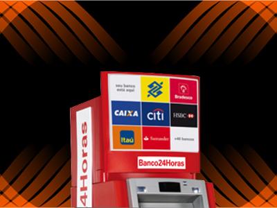 Banco 24H (Letreiro) | Soluções em acrílico